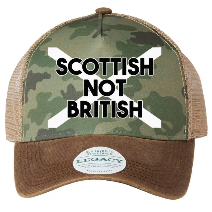 Scottish Not British Scottish Independence Legacy Tie Dye Trucker Hat