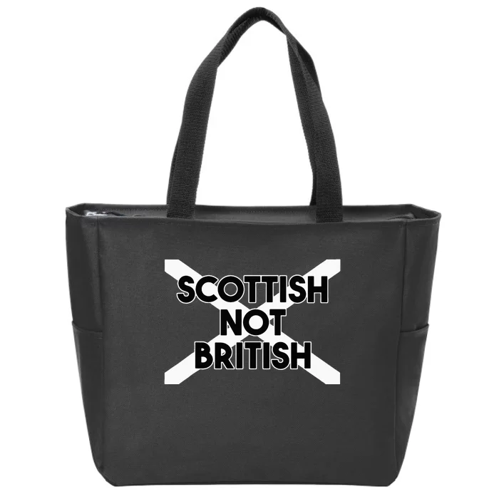 Scottish Not British Scottish Independence Zip Tote Bag