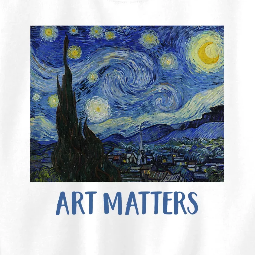 Starry Night By Vincent Van Gogh Art Matters Kids Sweatshirt