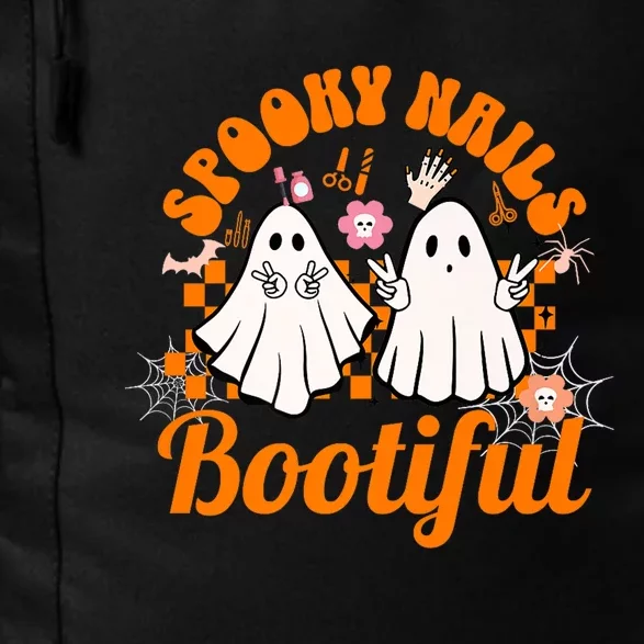 Spooky Nails Bootiful Halloween For Nail Techs Beauticians Premium Daily Commute Backpack