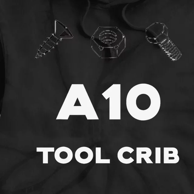 Screw Nut Bolt A10 Tool Crib Tie Dye Hoodie