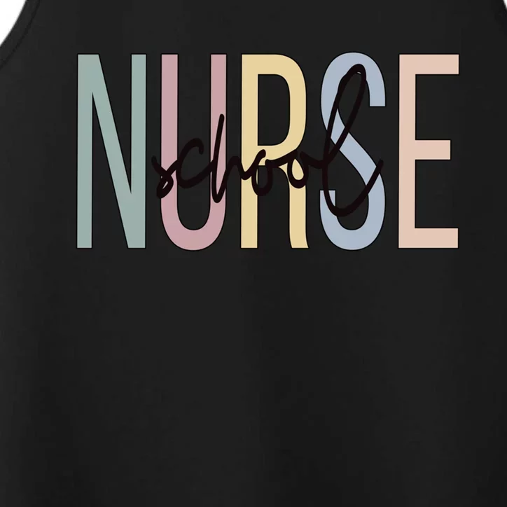 School Nursing Boho School Nurse Gift Performance Tank