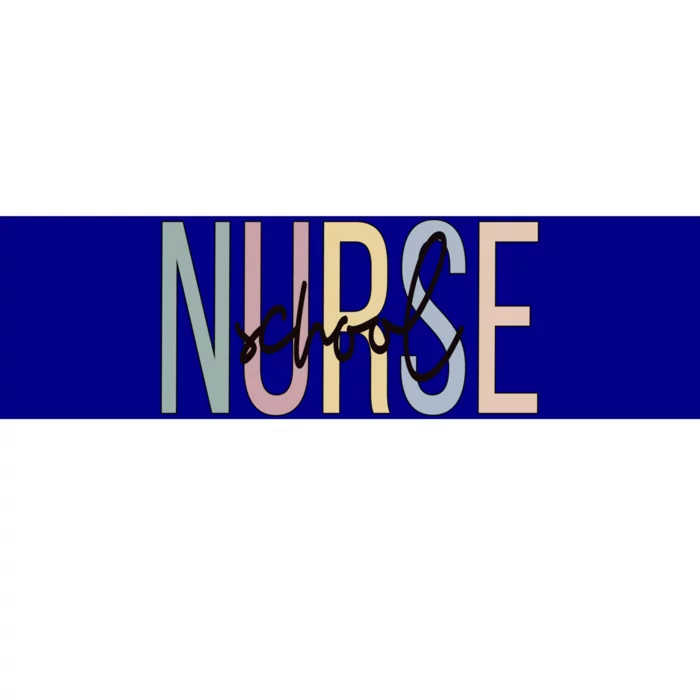 School Nursing Boho School Nurse Gift Bumper Sticker