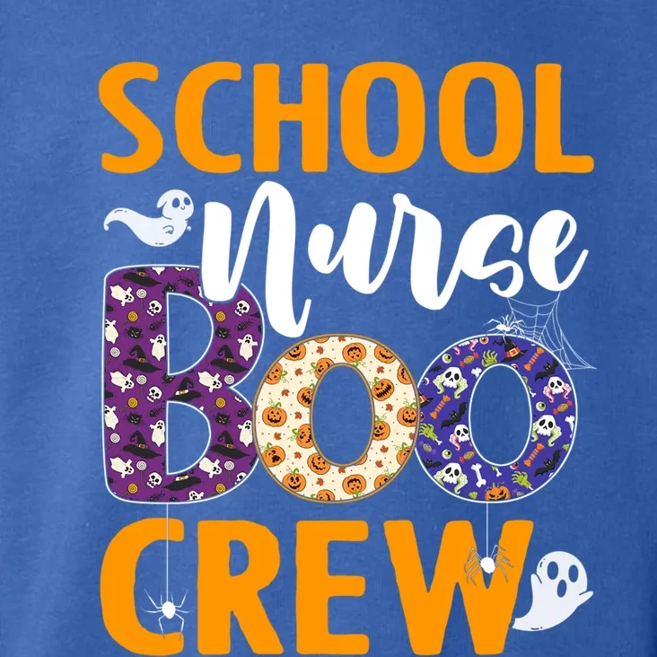 School Nurse Boo Crew Scary Nurse Halloween Ghost Spider Cool Gift Toddler Hoodie