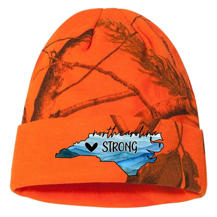 Support North Carolina Stay Western Strong Nc State Kati - 12in Camo Beanie