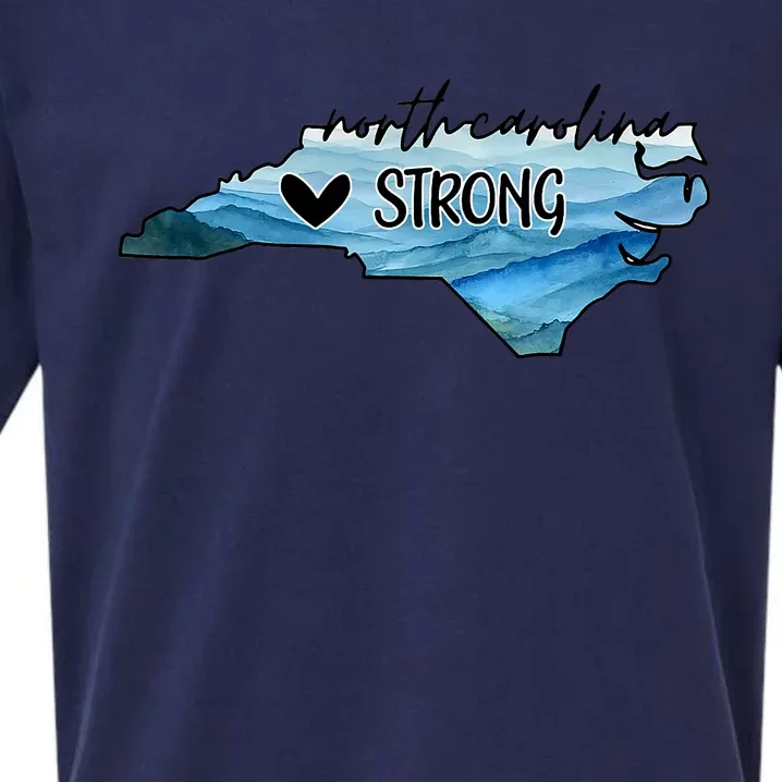 Support North Carolina Stay Western Strong Nc State Sueded Cloud Jersey T-Shirt