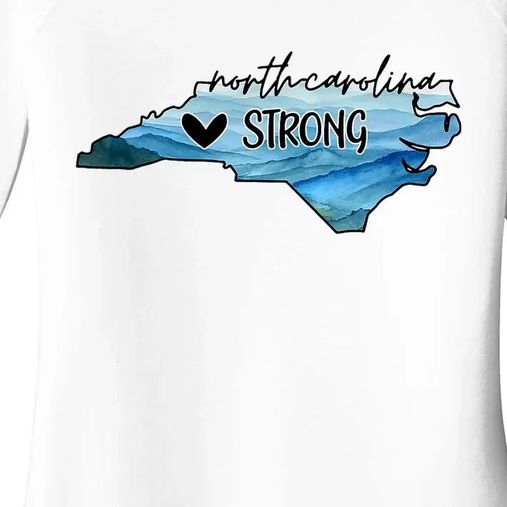 Support North Carolina Stay Western Strong Nc State Women's Perfect Tri Tunic Long Sleeve Shirt