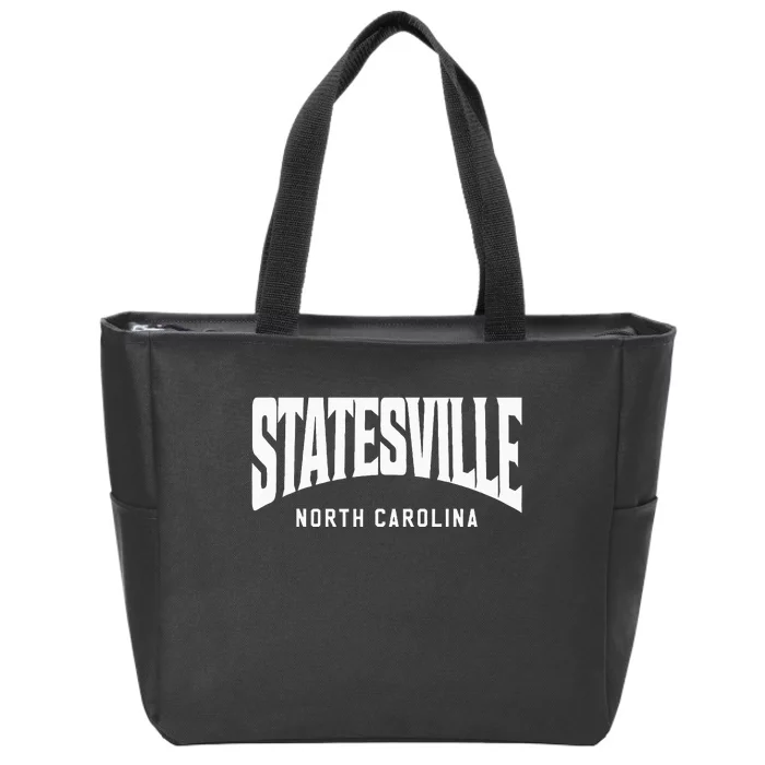 Statesville North Carolina Zip Tote Bag