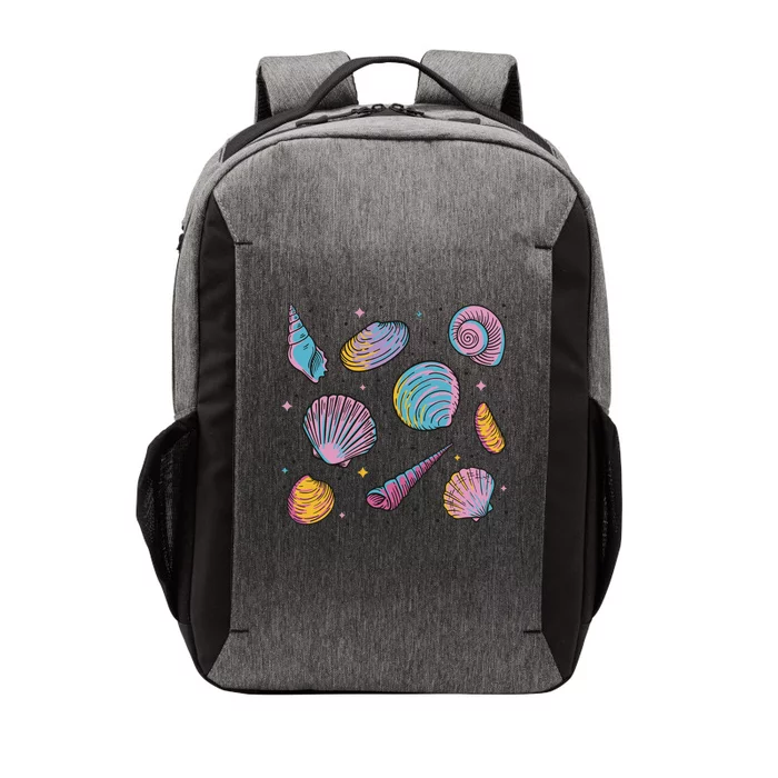 Seashells Nature Colorful Vector Backpack