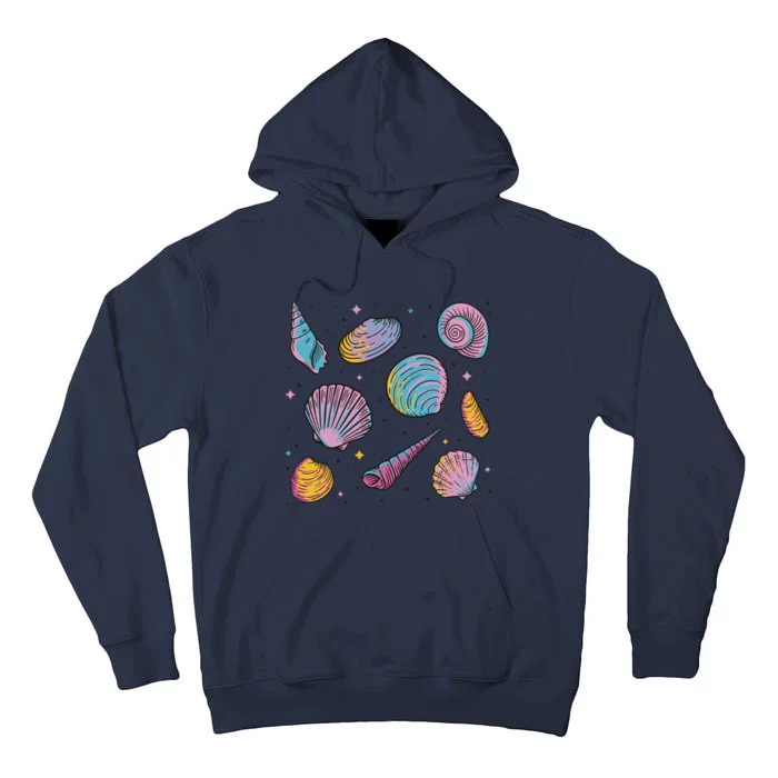 Seashells Nature Colorful Tall Hoodie