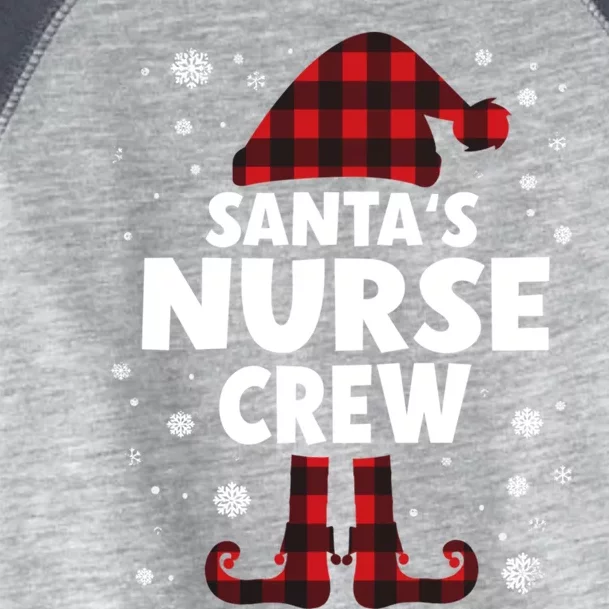 SantaS Nurse Crew Christmas Gift Toddler Fine Jersey T-Shirt