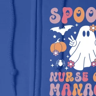 Spooky Nurse Case Ager Halloween Nursing Case Aget Cool Gift Full Zip Hoodie