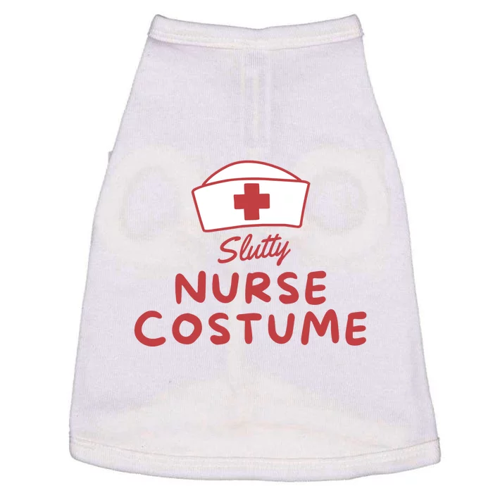 Slutty Nurse Costume Doggie Tank