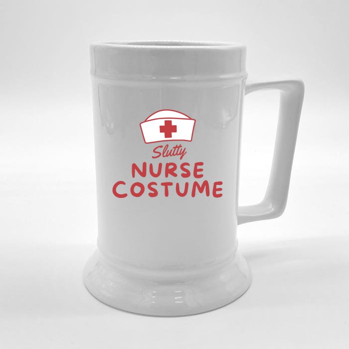 Slutty Nurse Costume Front & Back Beer Stein