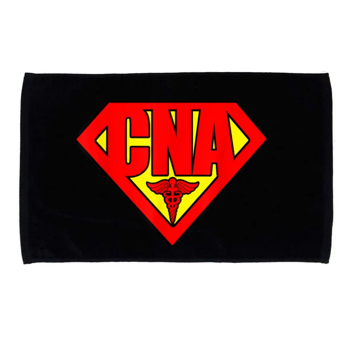 Super Nurse CNA National Nursing Assistants Nurse Hero Microfiber Hand Towel