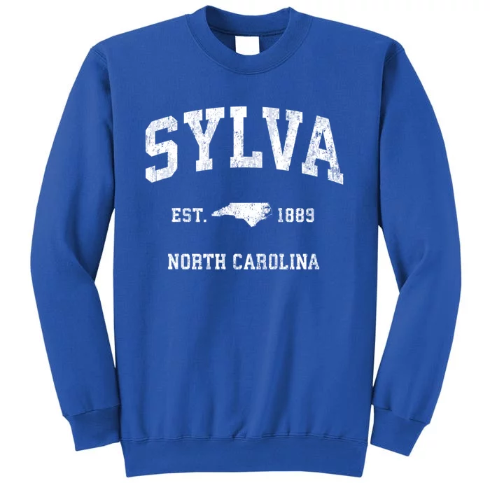 Sylva North Carolina Nc Vintage Athletic Tall Sweatshirt