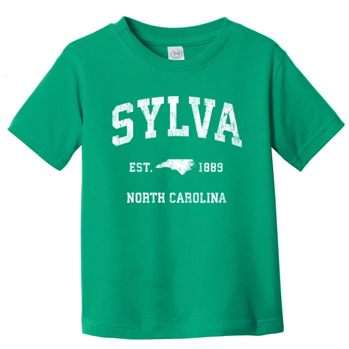 Sylva North Carolina Nc Vintage Athletic Toddler T-Shirt