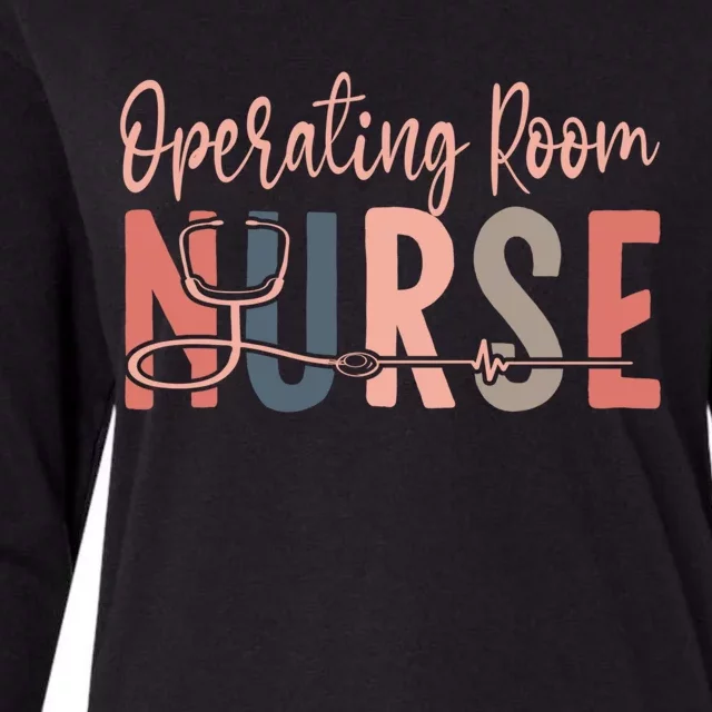 Surgical Nurse Cute Nursing Or Nurse Operating Room Nurse Gift Womens Cotton Relaxed Long Sleeve T-Shirt