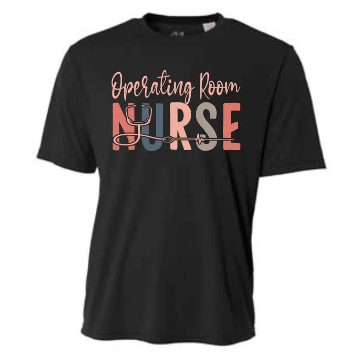 Surgical Nurse Cute Nursing Or Nurse Operating Room Nurse Gift Cooling Performance Crew T-Shirt