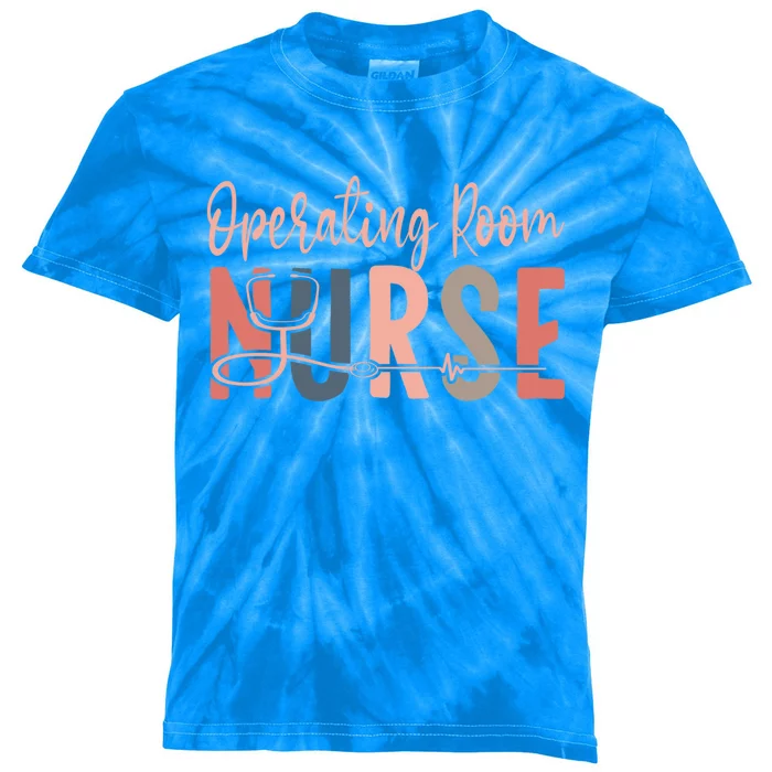 Surgical Nurse Cute Nursing Or Nurse Operating Room Nurse Gift Kids Tie-Dye T-Shirt