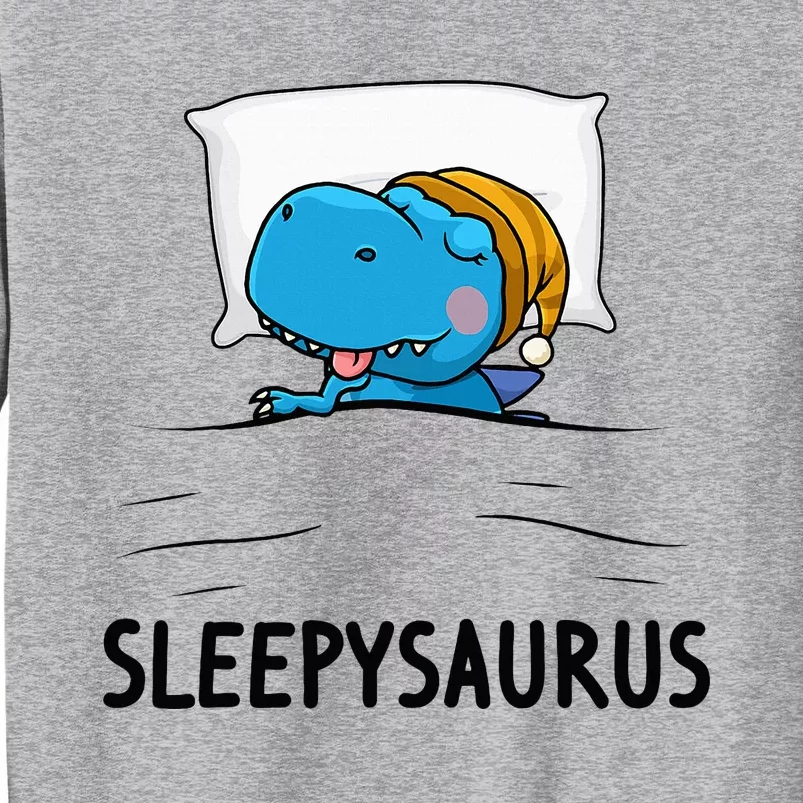 Sleepysaurus Nightgown Cute Dinosaur Pajama for a Cozy Sleep Tall Sweatshirt