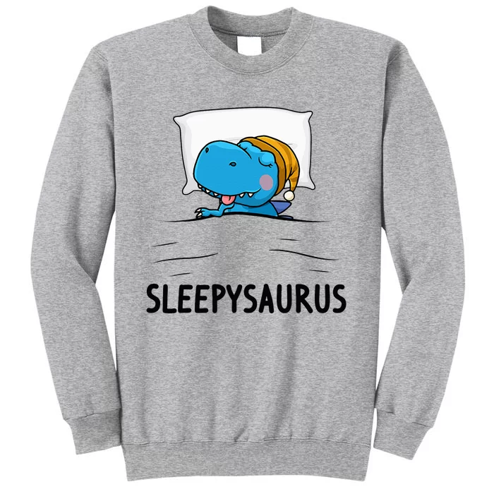 Sleepysaurus Nightgown Cute Dinosaur Pajama for a Cozy Sleep Tall Sweatshirt