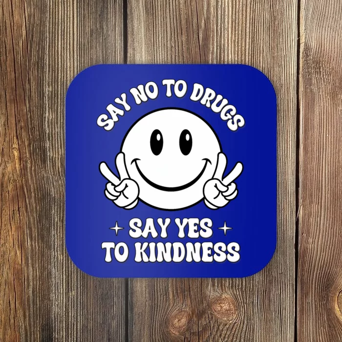 Say Not Drugfree Say Yes To Kindness Red Ribbon Week Coaster