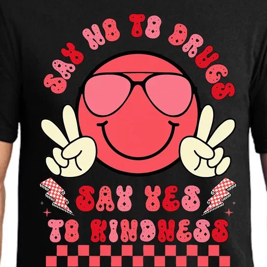 Say Not Drug Free Say Yes To Kindness Red Ribbon Week Pajama Set