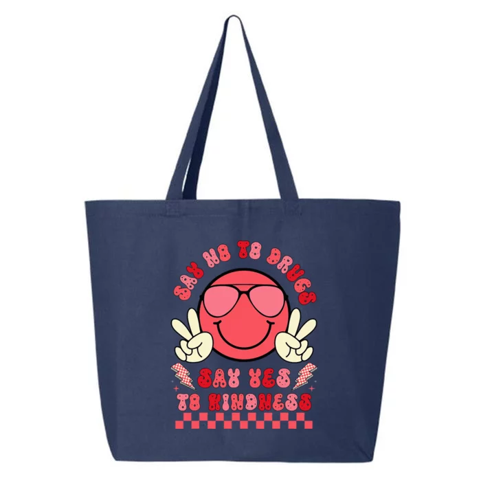 Say Not Drug Free Say Yes To Kindness Red Ribbon Week 25L Jumbo Tote