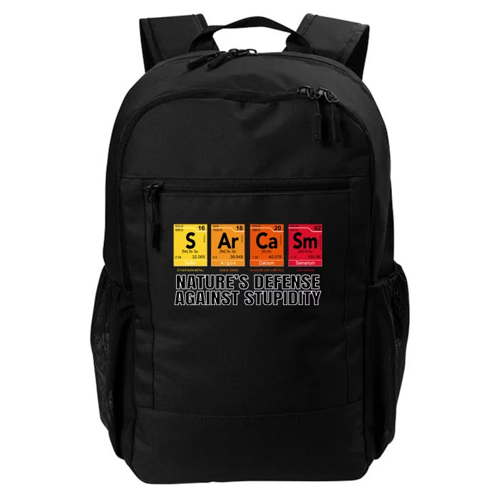 Sarcasm Natures Defense Against Stupidity Daily Commute Backpack