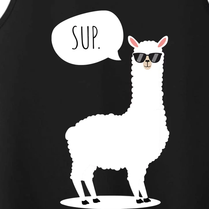 Sup No Drama Llama Alpaca Performance Tank