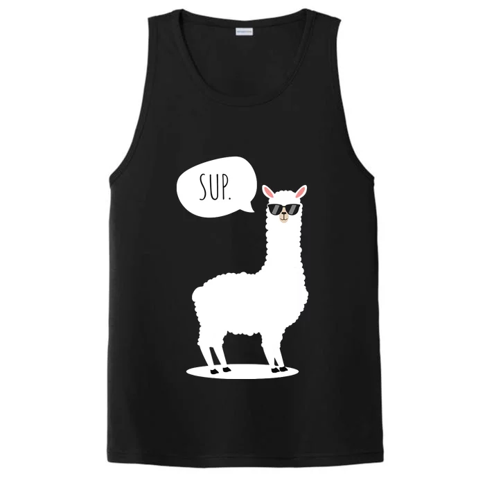 Sup No Drama Llama Alpaca Performance Tank