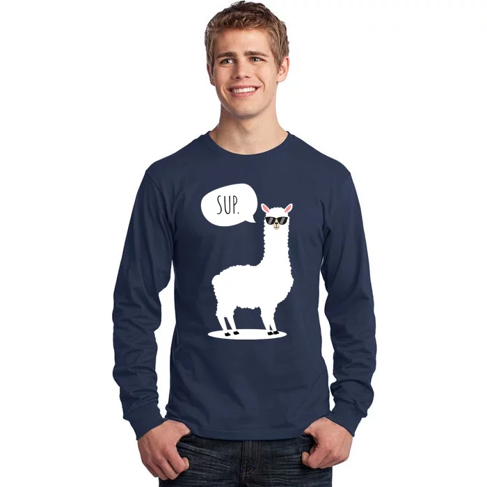 Sup No Drama Llama Alpaca Tall Long Sleeve T-Shirt