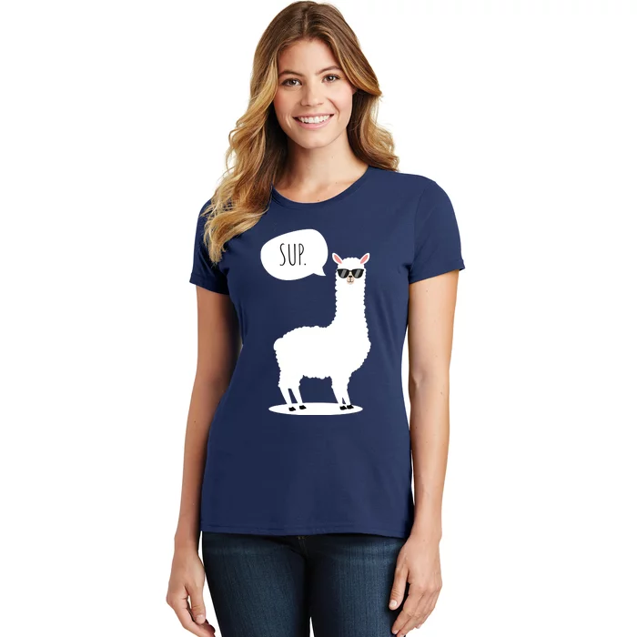 Sup No Drama Llama Alpaca Women's T-Shirt