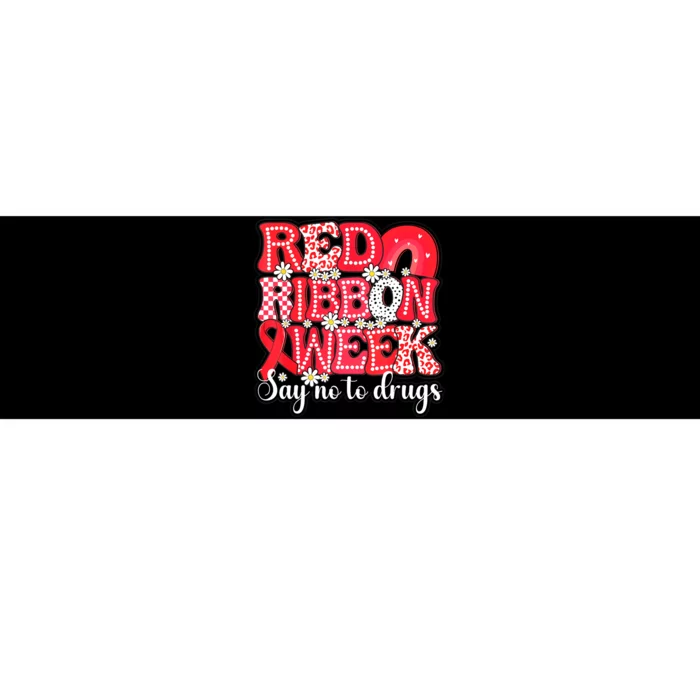 Say Not Drug Free Say Yes Kindness Red Ribbon Week Rainbow Bumper Sticker