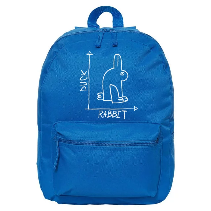 Science Nerd Duck Or Rabbit Physics Math Geek 16 in Basic Backpack