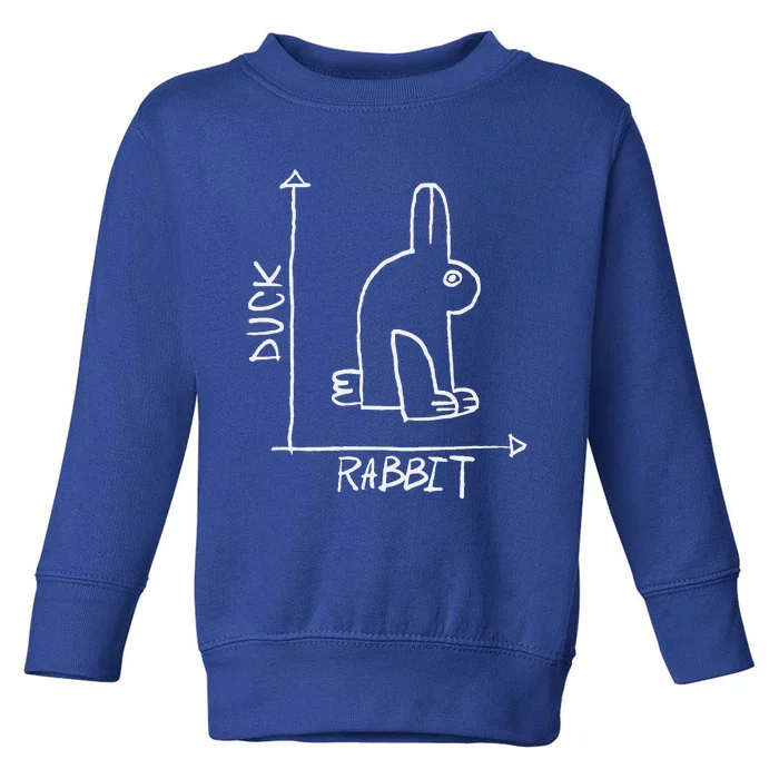 Science Nerd Duck Or Rabbit Physics Math Geek Toddler Sweatshirt