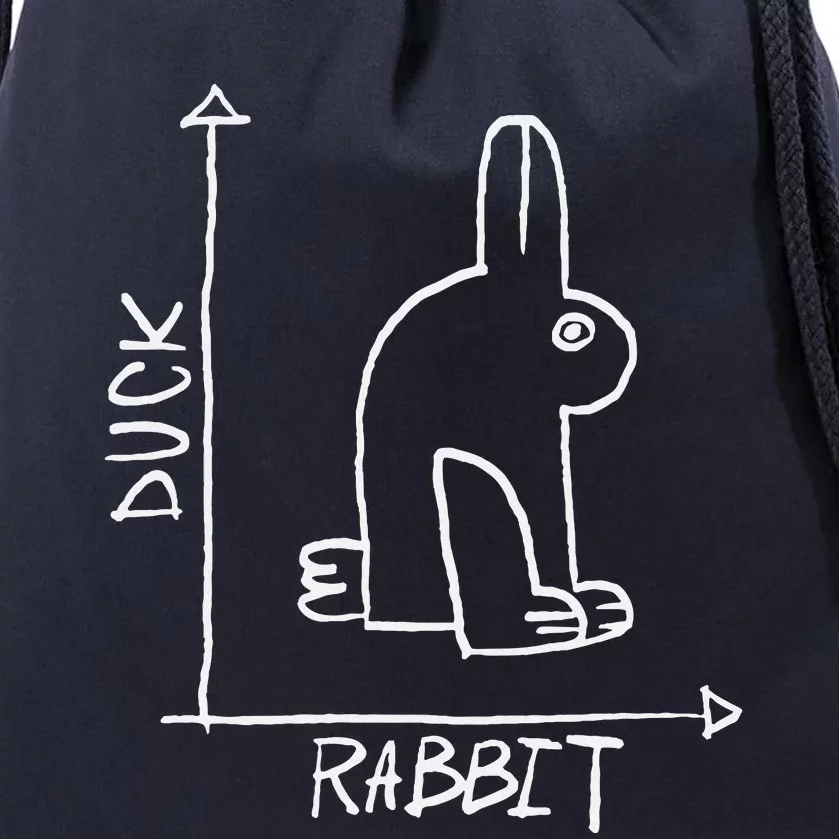 Science Nerd Duck Or Rabbit Physics Math Geek Drawstring Bag