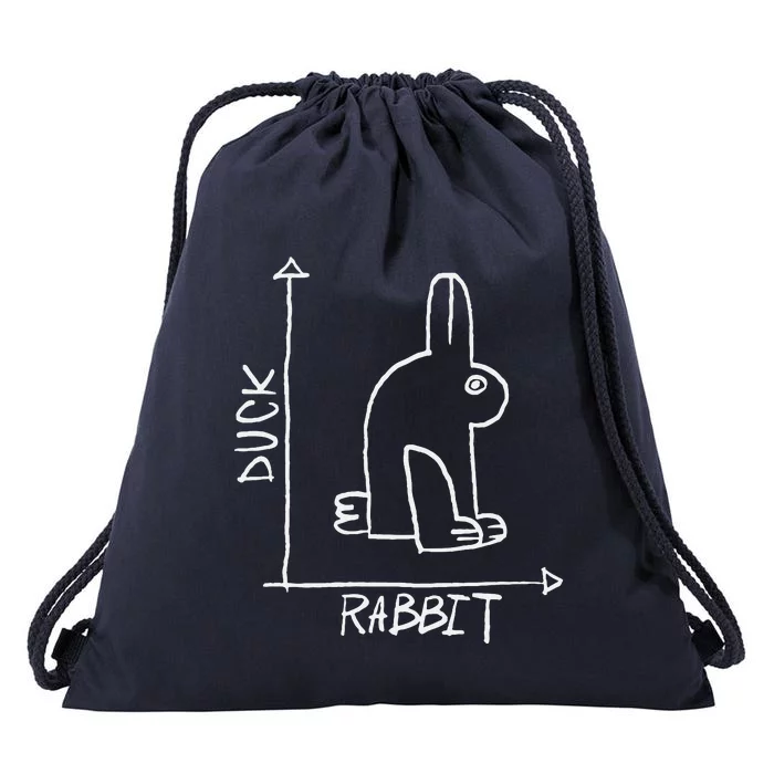 Science Nerd Duck Or Rabbit Physics Math Geek Drawstring Bag