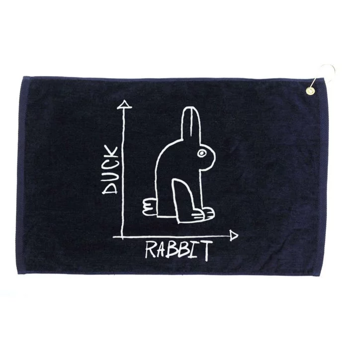 Science Nerd Duck Or Rabbit Physics Math Geek Grommeted Golf Towel