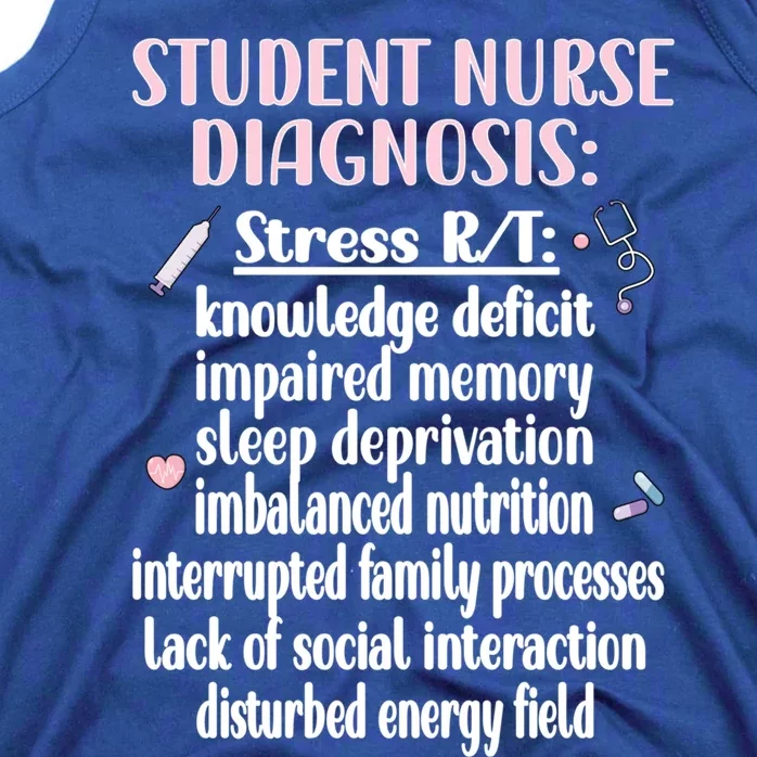 Student Nurse Diagnosis Nursing School Student Nurse Student Gift Tank Top