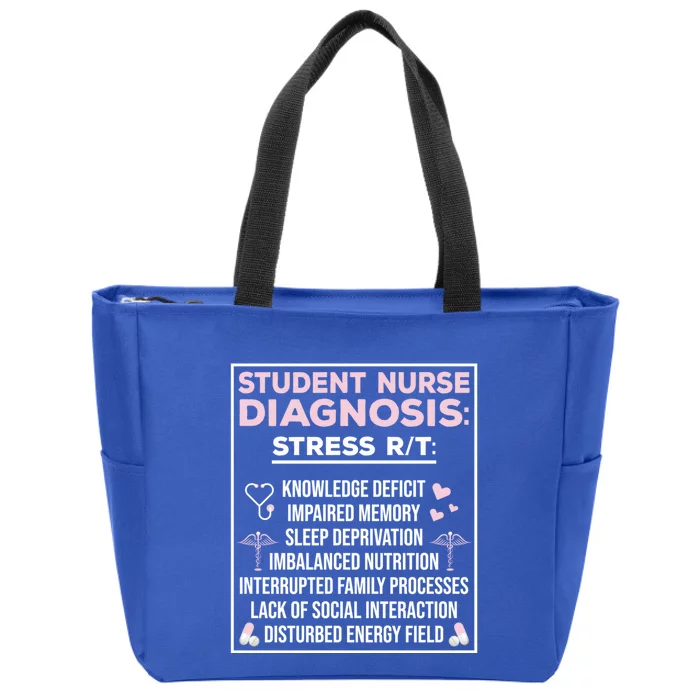 Student Nurse Diagnosis School Student Nurse Student Gift Zip Tote Bag