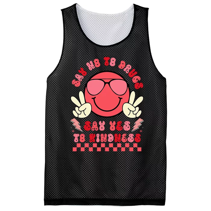 Say Not Drugfree Say Yes To Kindness Mesh Reversible Basketball Jersey Tank