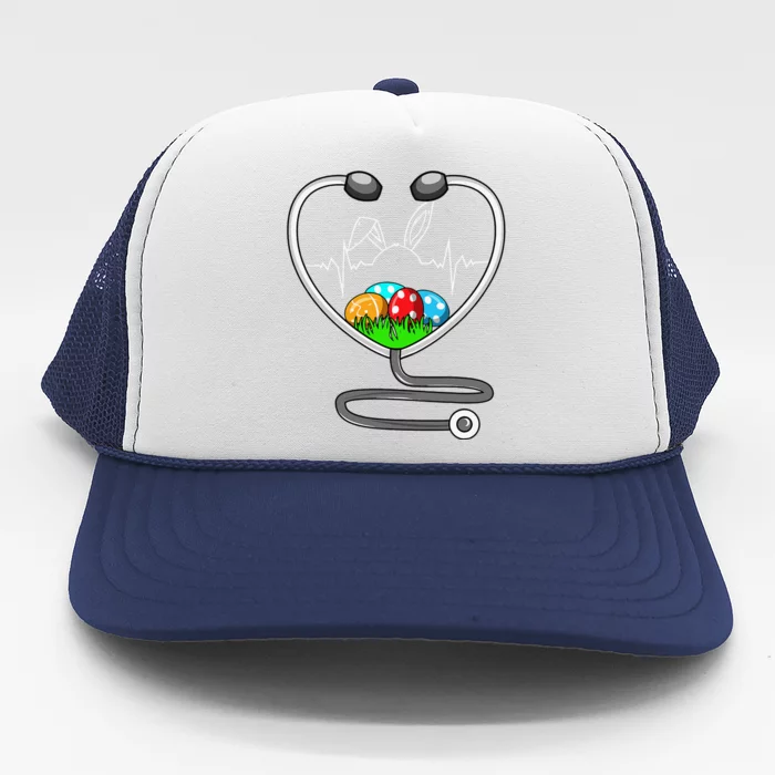 Stethoscope Nurse Doctor Easter Cute RN CNA Trucker Hat