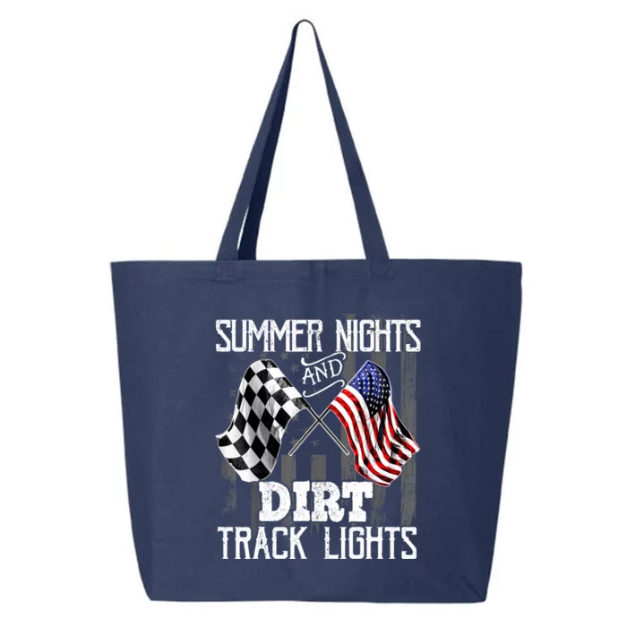 Summer Nights Dirt Track Lights Racing Motocross Gift 25L Jumbo Tote