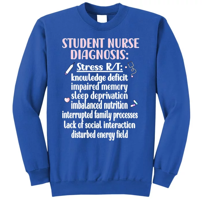 Student Nurse Diagnosis Nursing School Student Nurse Student Great Gift Sweatshirt