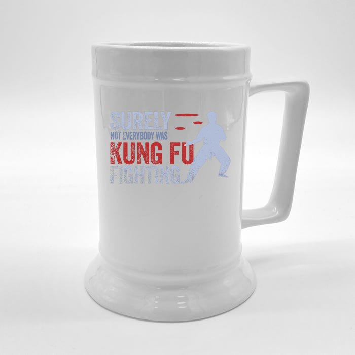 Surely Not Everybody Was Kung Fu Fighting Front & Back Beer Stein