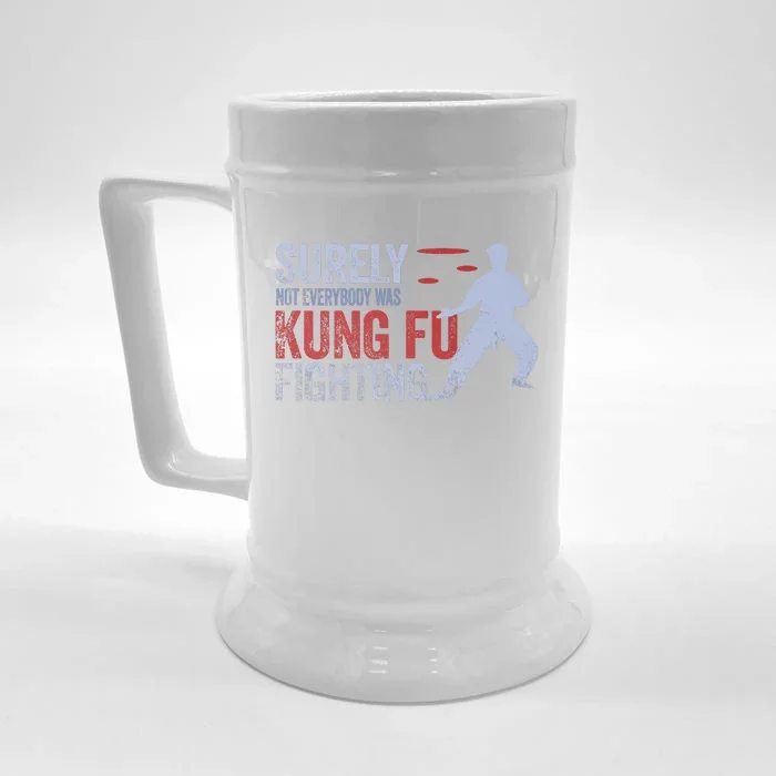 Surely Not Everybody Was Kung Fu Fighting Front & Back Beer Stein