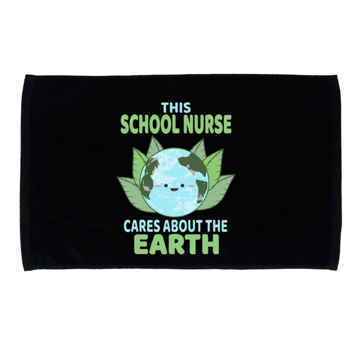 School Nurse Earth Day School Classroom Microfiber Hand Towel