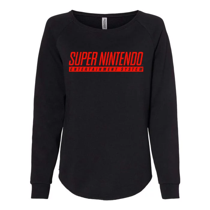 Super N.I.N.T.E.N.D.O Entertainment System Womens California Wash Sweatshirt